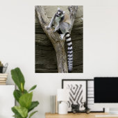 Poster Lemur (Thuiskantoor)