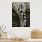 Poster Lemur (Keuken)