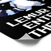 Poster Lémurien Entré Lob (Coin)