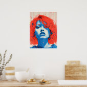 Poster L'Enchantant Tête Rouge (Cuisine)