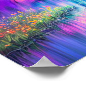 Poster L'enchantement des marais, arbre illuminé de viole (Coin)