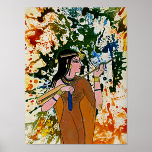 Poster L'enchanteresse égyptienne par Michael Moffa