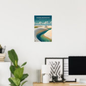 Poster Lencois Maranhenses Brésil Travel (Bureau à domicile)