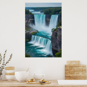 Poster "L'énergie de la nature captée - Niagara