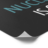 Poster L'énergie nucléaire est une énergie propre (Coin)