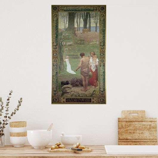 Poster L'enfance de St. Genevieve (Cuisine)