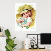 Poster L'enfant endormi de Maud Humphrey (Bureau à domicile)