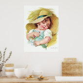 Poster L'enfant endormi de Maud Humphrey (Cuisine)