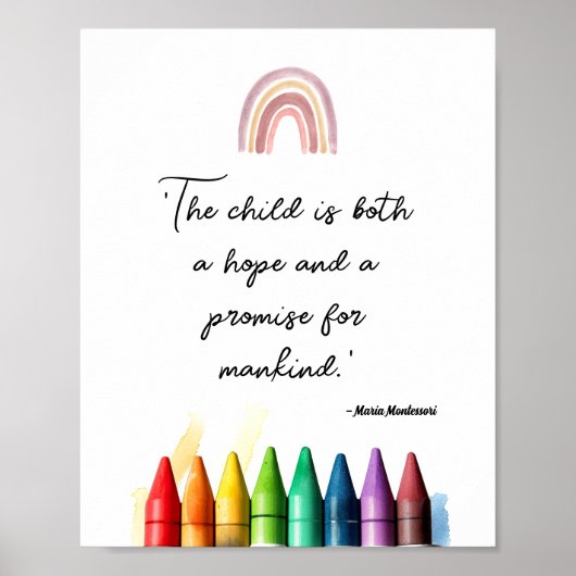 Poster L'enfant est à la fois un espoir et une promesse p (Devant)