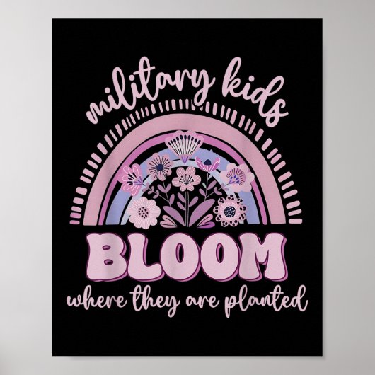 Poster L'Enfant Militaire Dandelion Fleurit Là Où Ils Se (Devant)