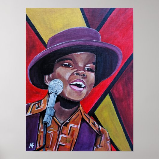 Poster L'enfant prodige Peinture d'Alfred Fox (Devant)