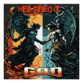 Poster L'Enfer A Essayé Dieu L'A Refusé La Foi Chrétienne (Devant)