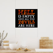 Poster L'enfer est vide et tous les diables sont ici (Cuisine)