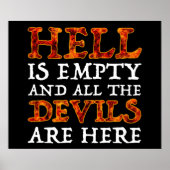 Poster L'enfer est vide et tous les diables sont ici (Devant)