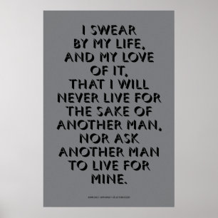 Poster L'engagement de John Galt