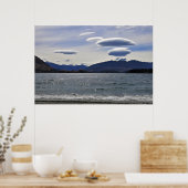 Poster Lenicular Clouds Over Lake Wanaka (Cuisine)