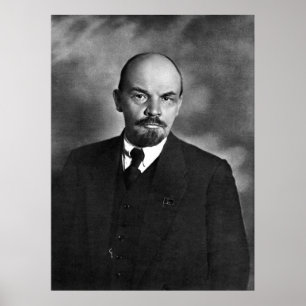 Poster Lenin photo portrait