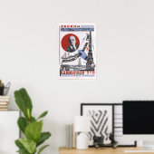 Poster Lénine et électricité (Bureau à domicile)