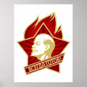 Poster Lénine, URSS, CCCP, Union soviétique, Communisme (Devant)