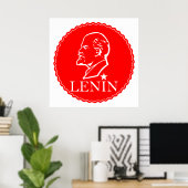 Poster Lénine, URSS, CCCP, Union soviétique, Communisme (Bureau à domicile)