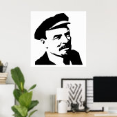 Poster Lénine, URSS, CCCP, Union soviétique, Communisme (Bureau à domicile)