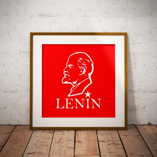 Poster Lénine, URSS, CCCP, Union soviétique, Communisme