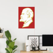 Poster Lénine, URSS, CCCP, Union soviétique, Communisme (Bureau à domicile)