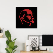 Poster Lénine, URSS, CCCP, Union soviétique, communisme (Bureau à domicile)