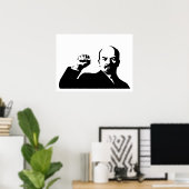 Poster Lénine, URSS, CCCP, Union soviétique, communisme (Bureau à domicile)