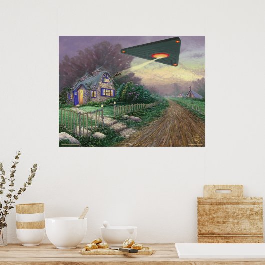 Poster L'enlèvement de Kinkade, par Steven Vincent Johnso (Cuisine)