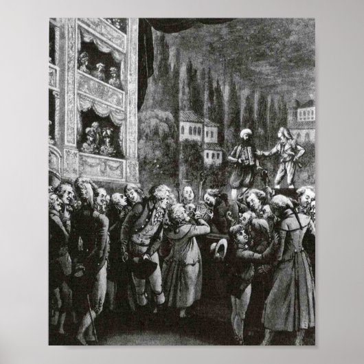 Poster L'enlèvement de l'opéra Serail Amadeus Mozart (Devant)