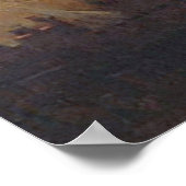 Poster L'Ensemble Des Plaines De Sol Noir George Lambert (Coin)