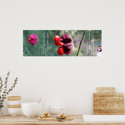 Poster L'ensemble du schéma des choses (Cuisine)