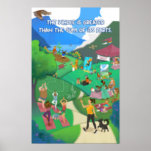 Poster L'Ensemble Est Plus Grand X TARYN COZY