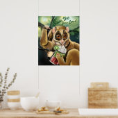 Poster Lente Loris Smoothie (Cuisine)