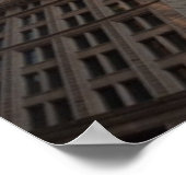 Poster Lentille à oeil de poisson du bâtiment, Boston, Ét (Coin)