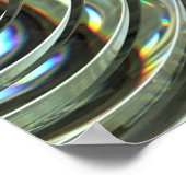 Poster Lentille de Fresnel, phare de Cape Blanco, côte de (Coin)