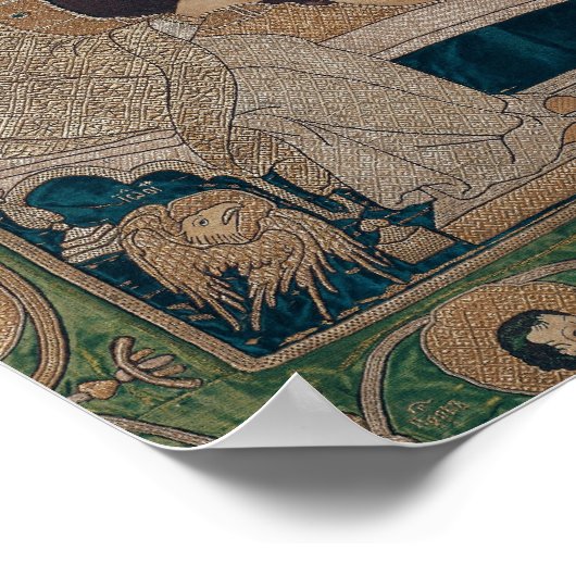 Poster L'Entombe, École de Moscou, 1678 (Coin)