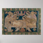 Poster L'Entombe, École de Moscou, 1678 (Devant)