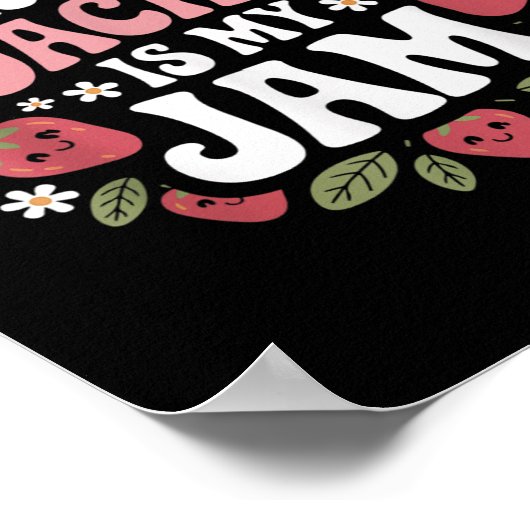 Poster L'Entraînement Instructif Est Mon Jam Enseignant E (Coin)