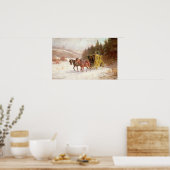 Poster L'entraîneur de poste dans la neige (Cuisine)