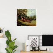 Poster L'entraîneur Royal Mail avec passagers (huile sur (Bureau à domicile)