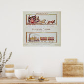 Poster L'entraîneur Royal Mail de Londres et York (Cuisine)