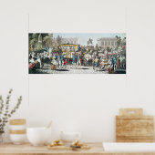 Poster L'entrée de Louis XVI à Paris (Cuisine)