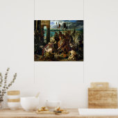 Poster L'entrée des Croisés à Constantinople (Cuisine)