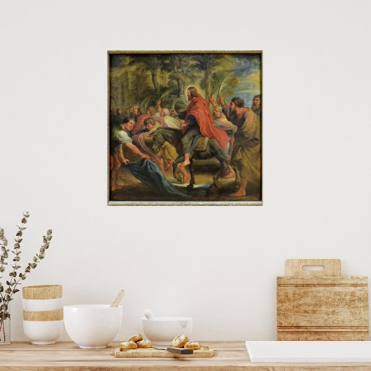 Poster L'Entrée du Christ à Jérusalem (Cuisine)