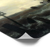 Poster L'entrée du port d'Hellevoetlimys (Coin)