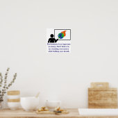Poster L'Environnement Est Aussi Important Que L'Argent - (Cuisine)