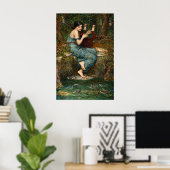 Poster L'Envoûteur par John William Waterhouse (Bureau à domicile)