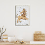 Poster Leo Astrologie Zodiac (Cuisine)